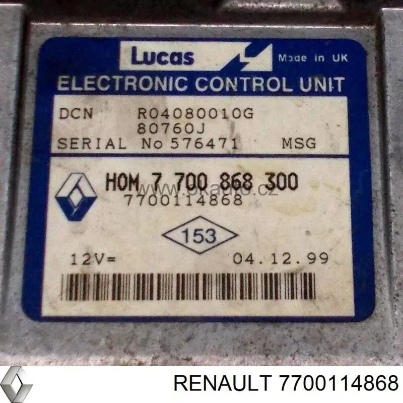 Купить 7700114868 Renault (RVI) 