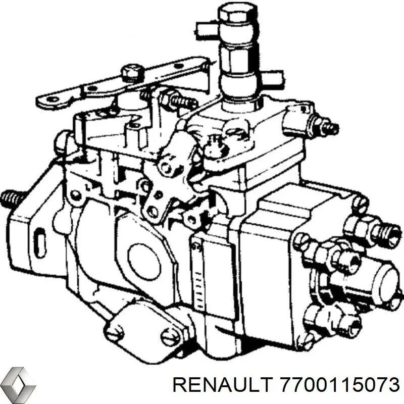 7700115073 Renault (RVI) bomba de combustível de pressão alta