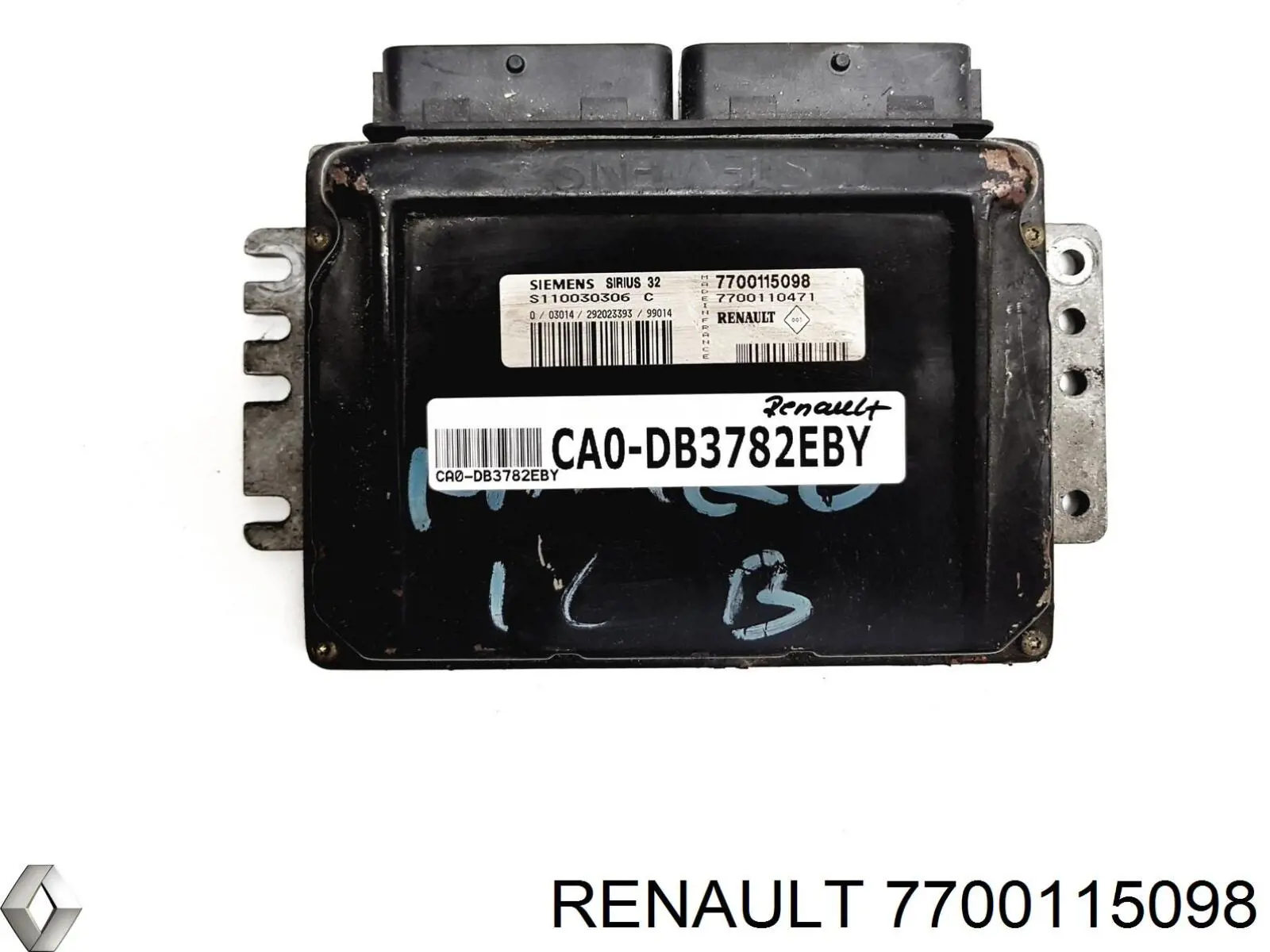 Блок управления двигателем 8200061272 Renault (RVI)