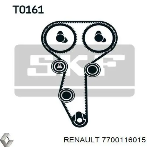 ГРМ ремни, комплект Renault (RVI) 7700116015 цена, от 36.59 USD