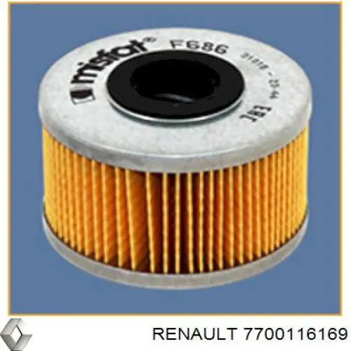 7700116169 Renault (RVI) Фильтр топлива