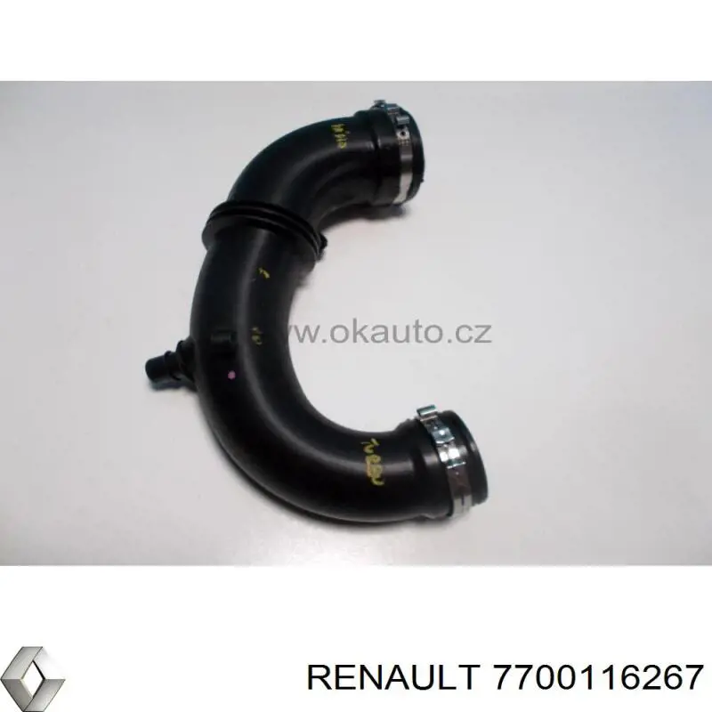 Патрубок воздушный, вход в турбину (наддув) Renault (RVI) 7700116267 цена, от 15.20 USD