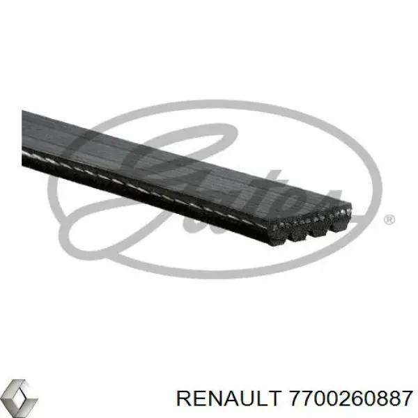 Ремень генератора 7700260887 Renault (RVI)