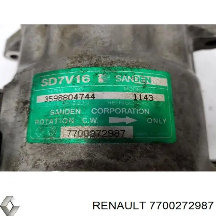 Купить 7700272987 Renault (RVI) Компрессор климатической установки