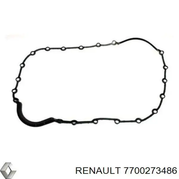 Прокладка піддону картера двигуна 7700273486 Renault (RVI)