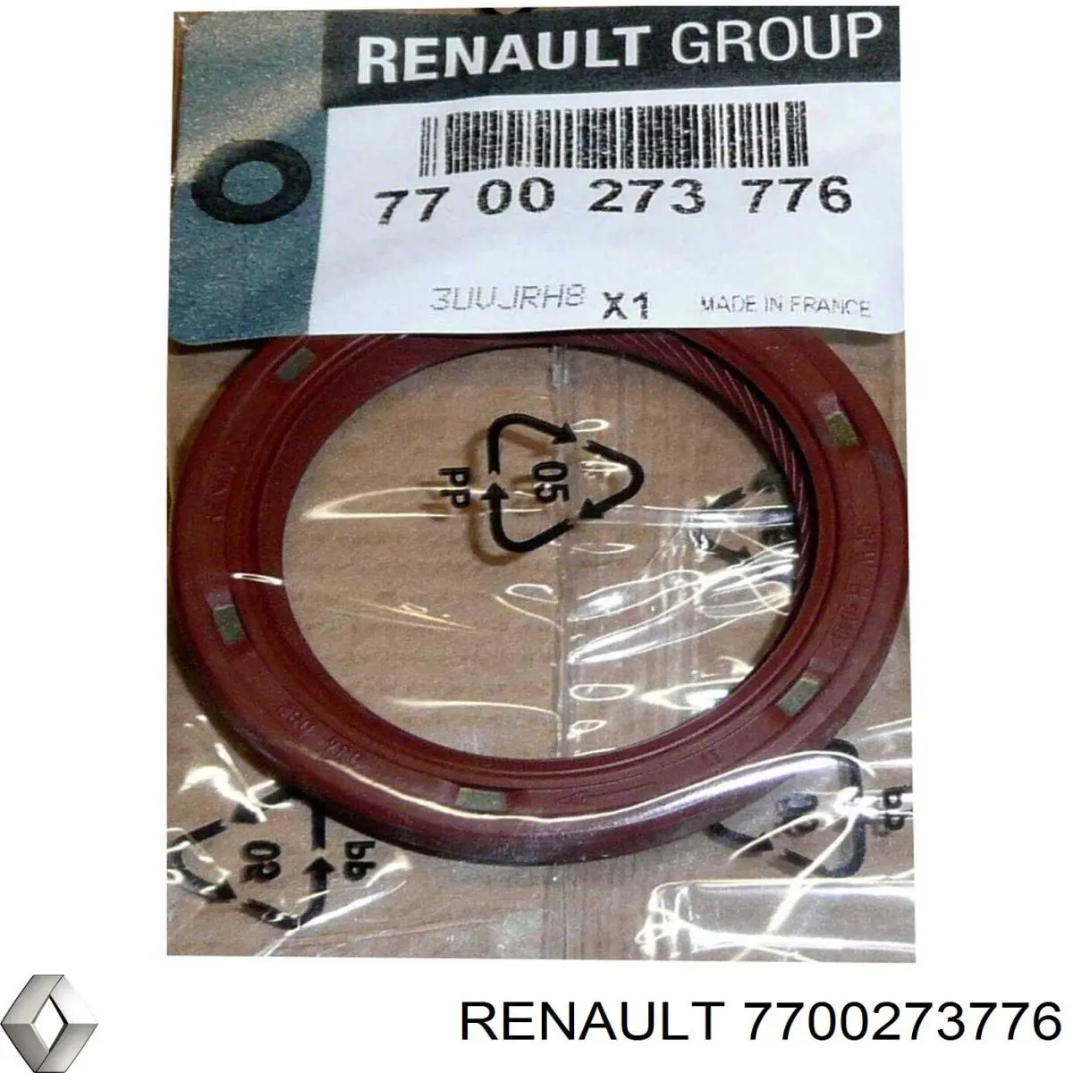 7700273776 Renault (RVI) сальник коленвала двигателя передний