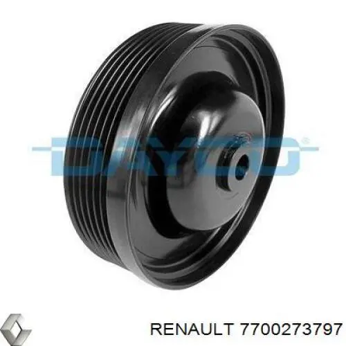 Шкив коленвала 7700273797 Renault (RVI)