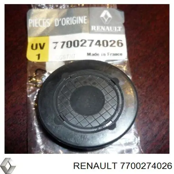 7700274026 Renault (RVI) Заглушка двигателя