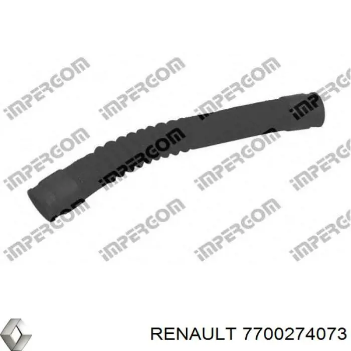 7700274073 Renault (RVI) cano derivado de ar, entrada de filtro de ar