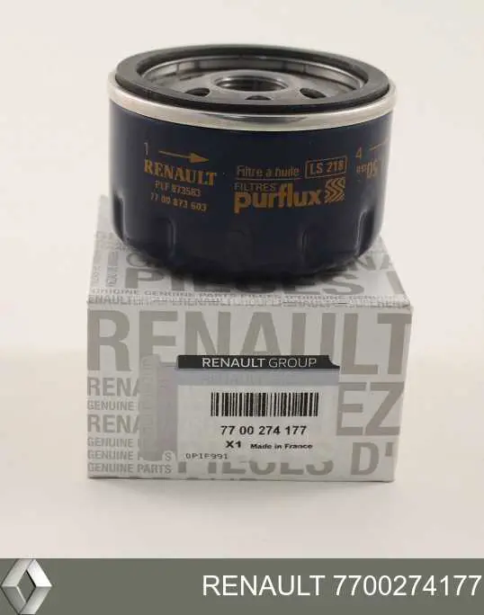Фильтр масляный Renault (RVI) 7700274177