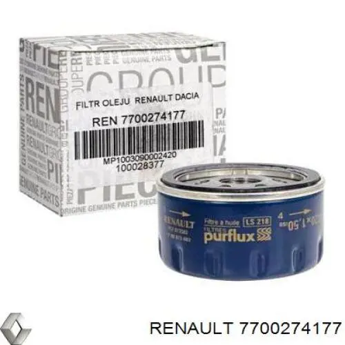 Фильтр масла Renault (RVI) 7700274177