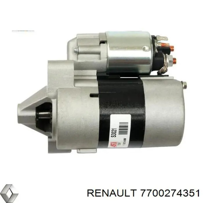 Стартер двигателя Renault (RVI) 7700274351