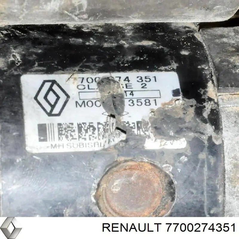 Стартер Renault (RVI) 7700274351 цена, от 44.34 USD