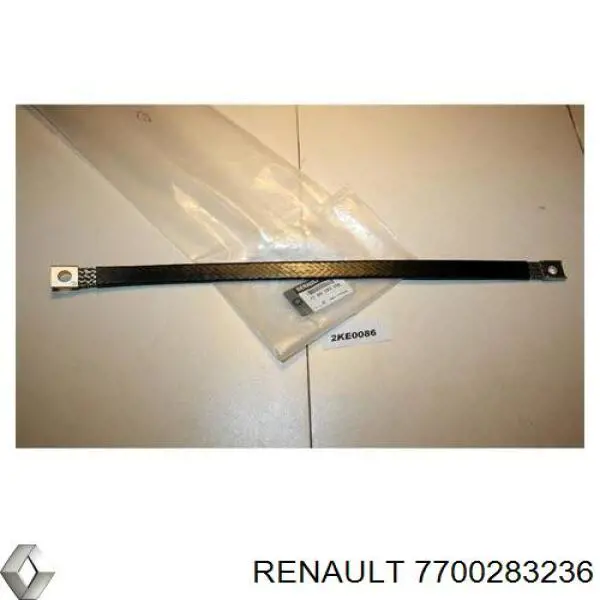 7700283236 Renault (RVI) cabo de terra de bateria recarregável (pilha)