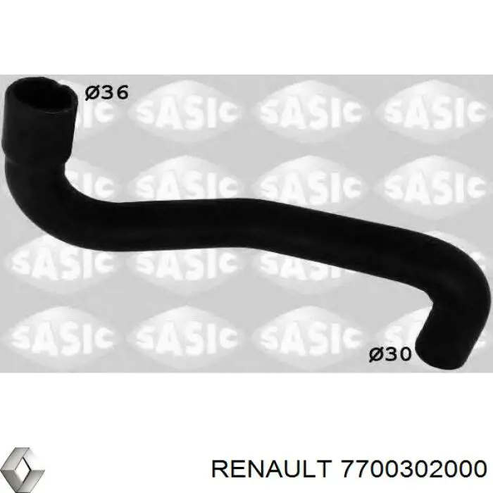 Купить 7700302000 Renault (RVI) Патрубок радиатора