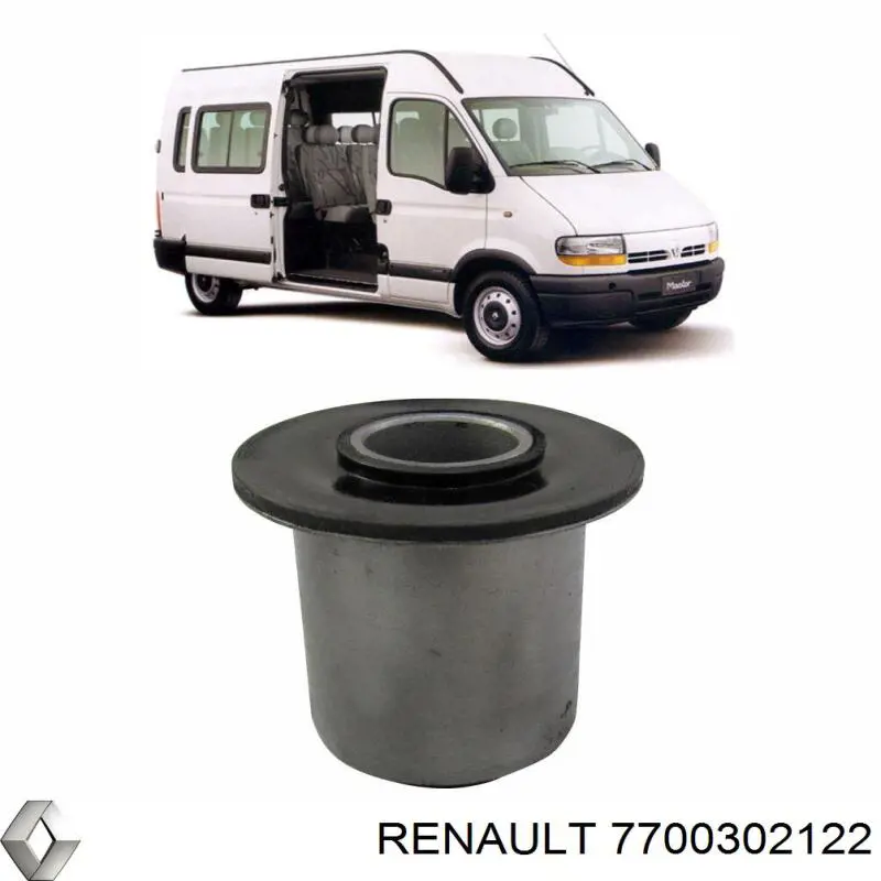 Купить 7700302122 Renault (RVI) Сайлентблок нижний передней подвески