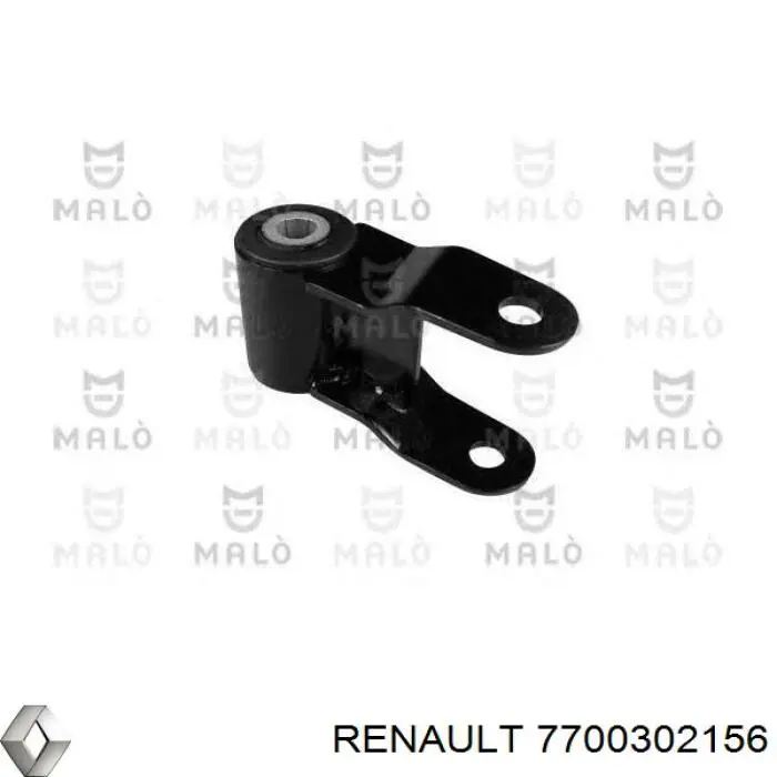 7700302156 Renault (RVI) argola da suspensão de lâminas traseira