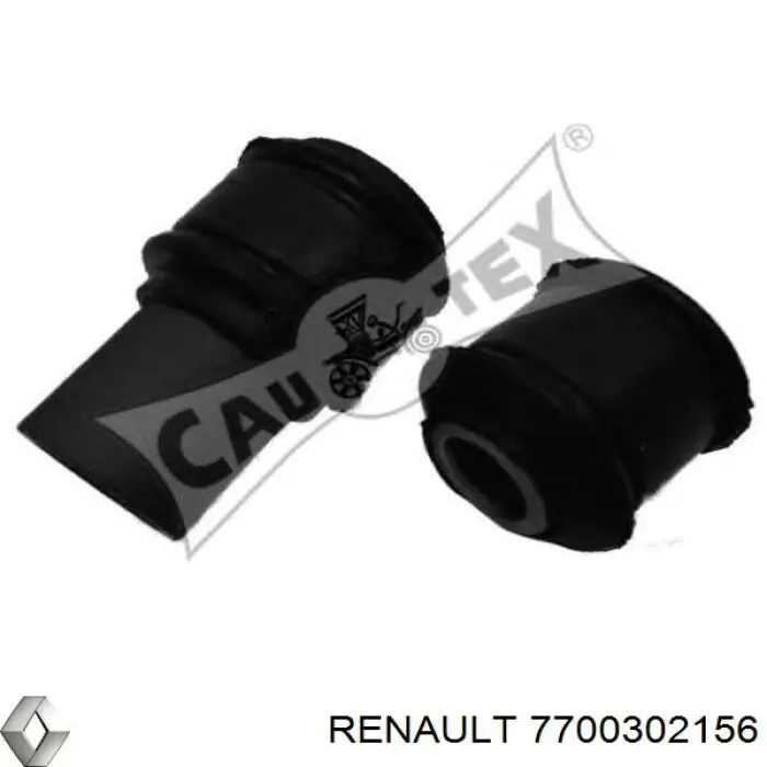 Gemela de ballesta trasera 7700302156 Renault (RVI)