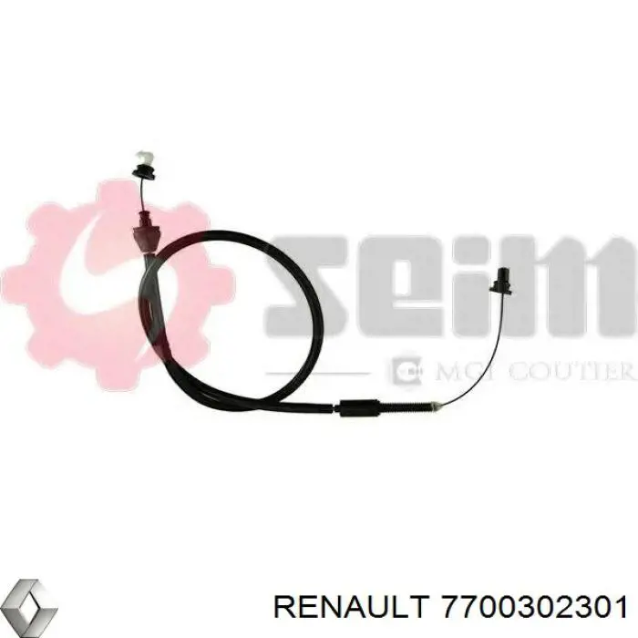 7700302301 Renault (RVI) cabo/pedal de gás (de acelerador)