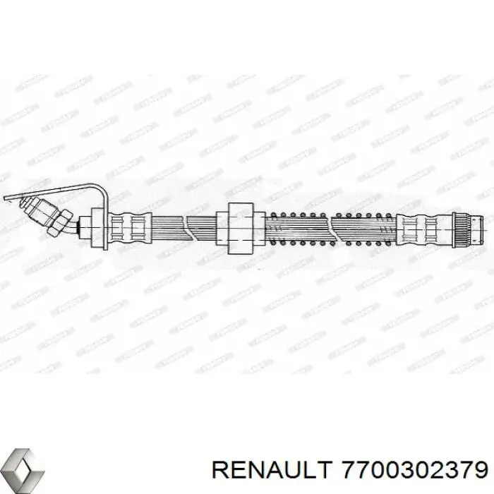 Шланг тормозной передний Renault (RVI) 7700302379 цена, от 11.14 USD