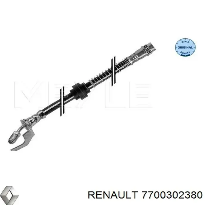 Шланг тормозной передний 7700302380 Renault (RVI)