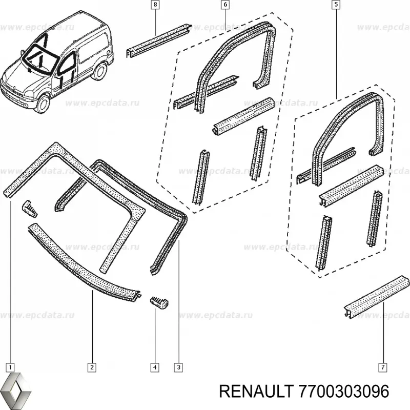 7700303096 Renault (RVI) 