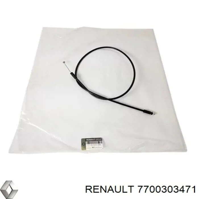  Cabo de abertura da capota Renault Kangoo I monovolume (KC0, KC1) (1998 - 2008) I