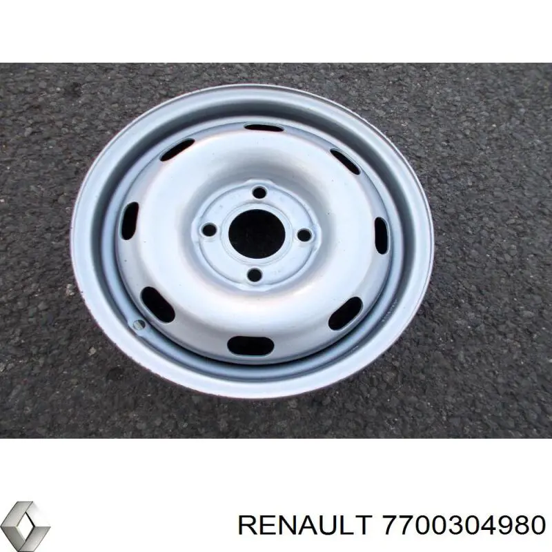 7700304980 Renault (RVI) диски колесные стальные (штампованные)