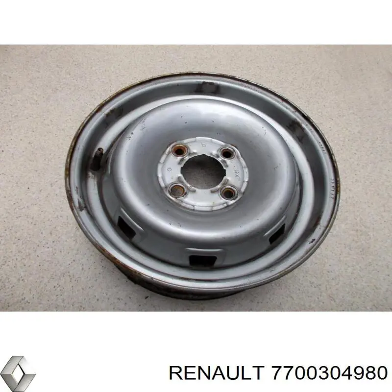 Диски стальные Renault (RVI) 7700304980 цена, от 56.02 USD