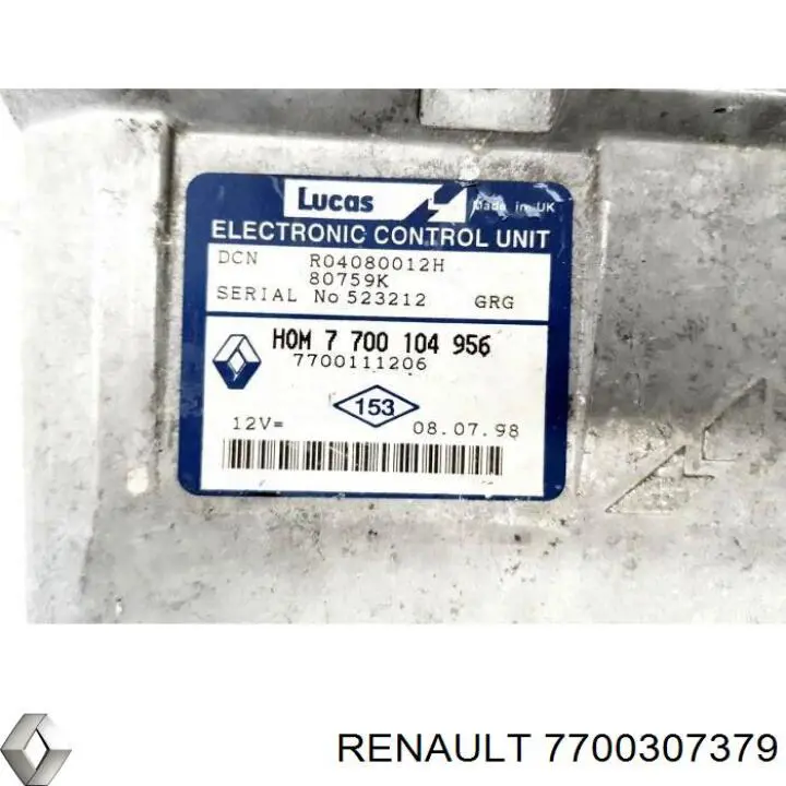 7700307379 Renault (RVI) 