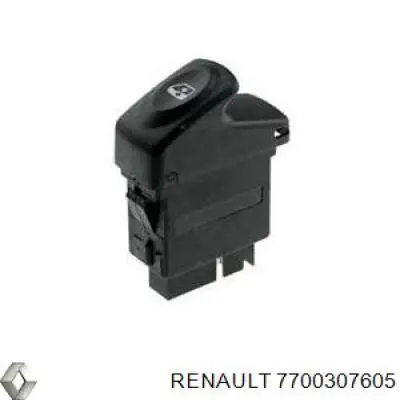 Купить 7700307605 Renault (RVI) Кнопка включения мотора стеклоподъемника передняя левая