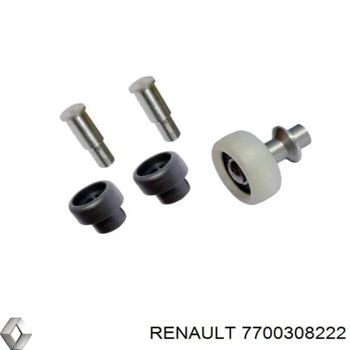 Ролик двери боковой/сдвижной, правый центральный Renault (RVI) 7700308222 цена, от 14.63 USD