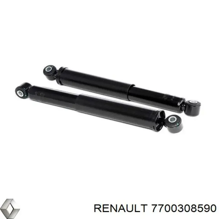 7700308590 Renault (RVI) amortecedor traseiro
