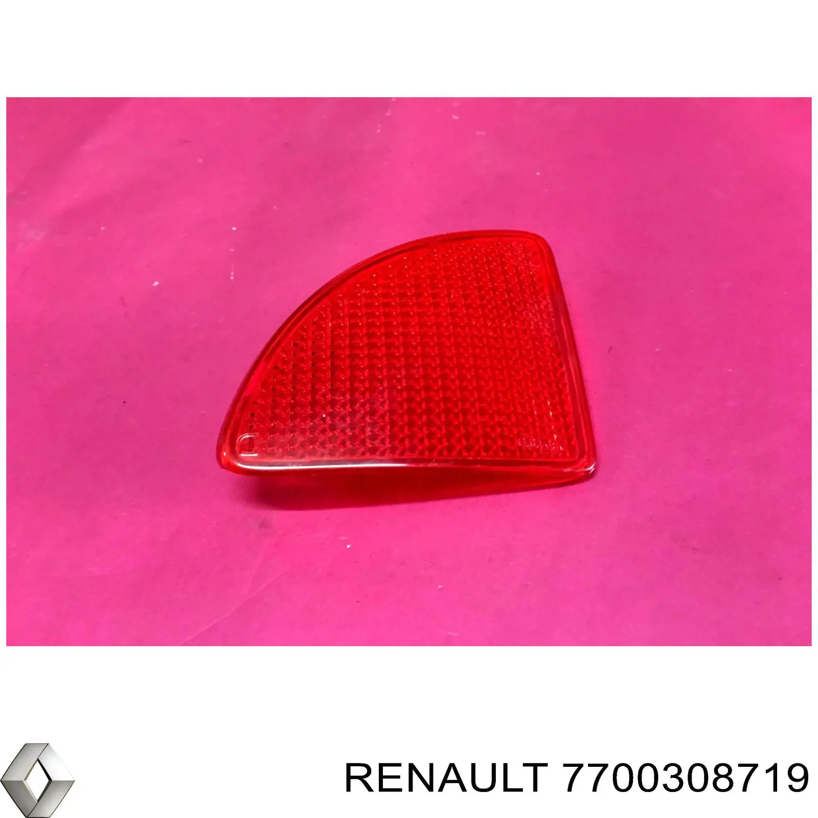 Левый отражатель заднего бампера Renault (RVI) 7700308719 цена, от 6.29 USD