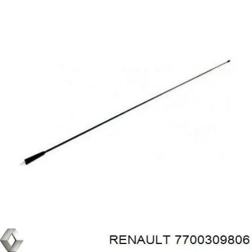 Шток антенны Renault (RVI) 7700309806 цена, от 9.35 USD