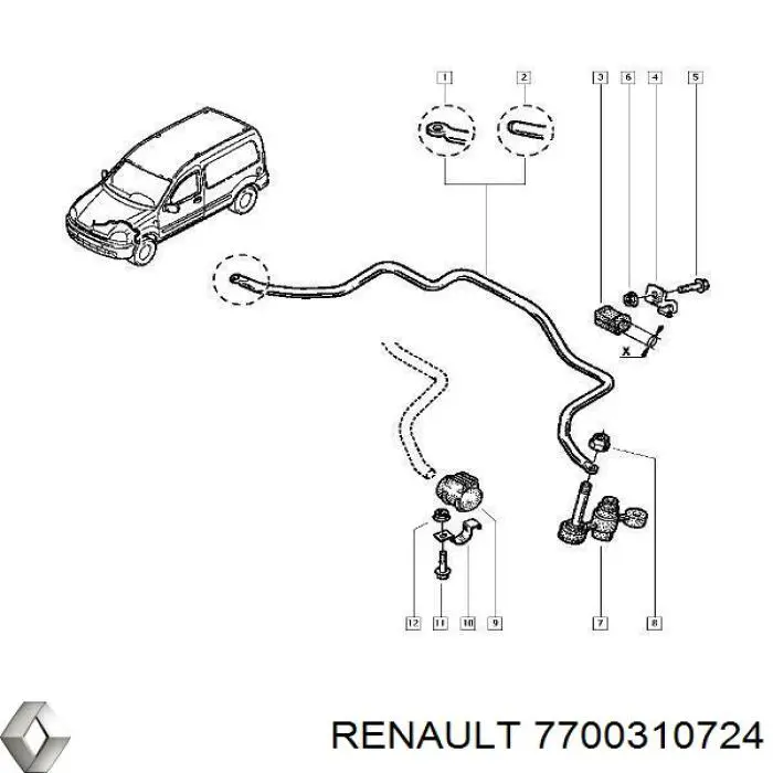  7700310724 Renault (RVI)