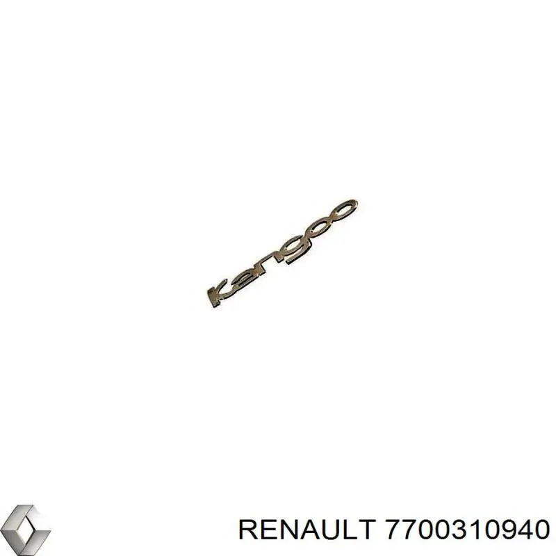 Купить 7700310940 Renault (RVI) Эмблема крышки багажника