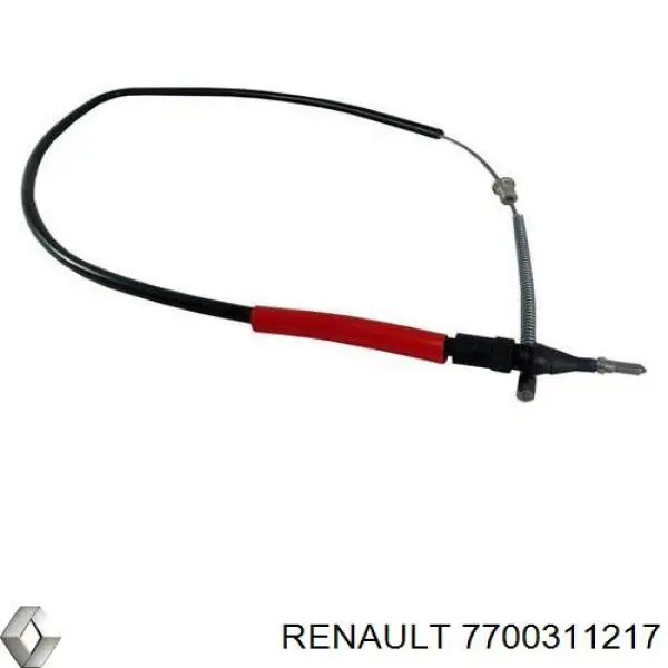 Cable de freno de mano trasero derecho/izquierdo 7700311217 Renault (RVI)