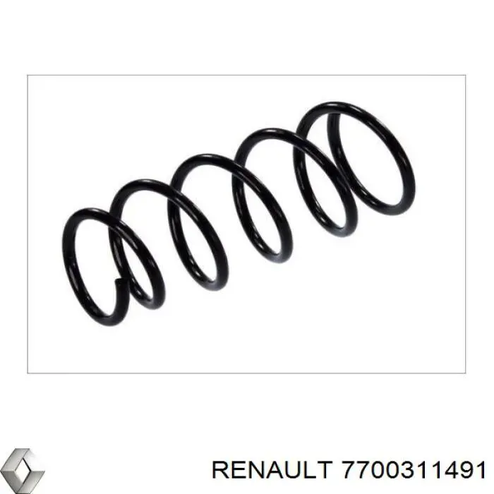 Передняя пружина 7700311491 Renault (RVI)