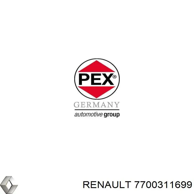 Купить 7700311699 Renault (RVI) Задний правый трос ручника
