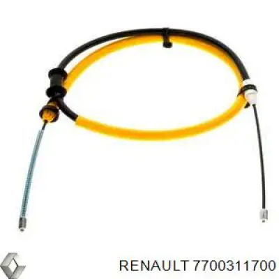 Купить 7700311700 Renault (RVI) Трос стояночного тормоза задний левый