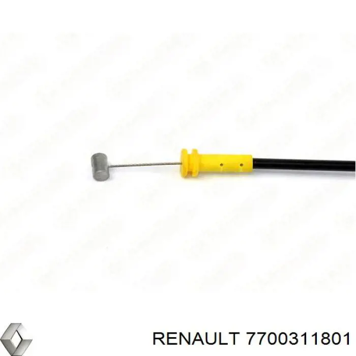 Трос/тяга открывания замка двери передней Renault (RVI) 7700311801