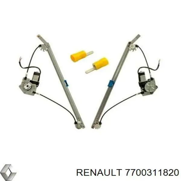 Mecanismo de elevalunas, puerta delantera izquierda 7700311820 Renault (RVI)