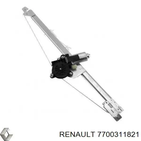 Механизм стеклоподъемника двери передней, правой Renault (RVI) 7700311821