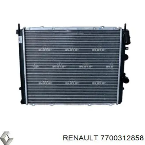 7700312858 Renault (RVI) radiador de esfriamento de motor