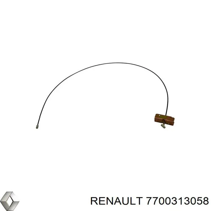 7700313058 Renault (RVI) Трос стояночного тормоза промежуточный