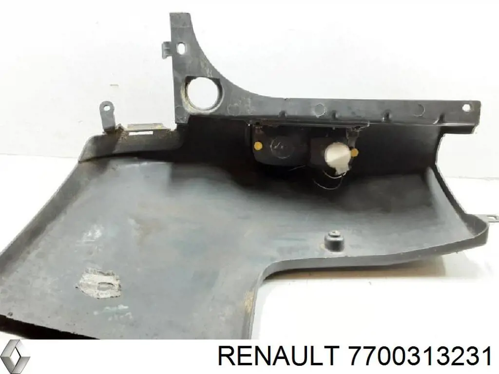 7700313231 Renault (RVI) pára-choque traseiro, parte esquerda