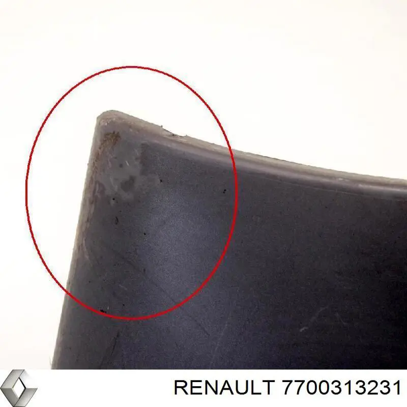 Бампер задний, левая часть 7700313231 Renault (RVI)