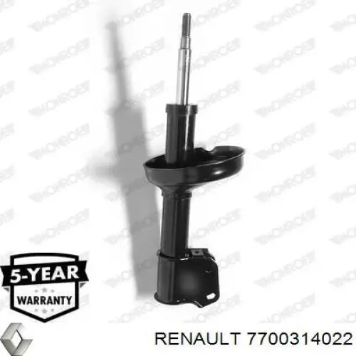 Амортизатор передний 7700314022 Renault (RVI)