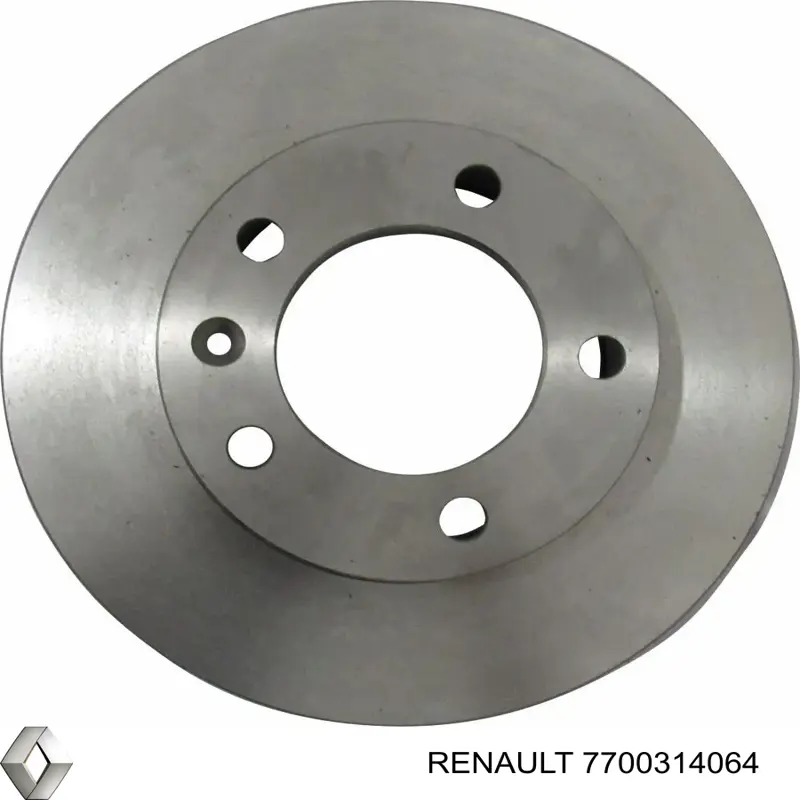 Передние тормозные диски 7700314064 Renault (RVI)
